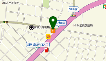 かつや前橋元総社店の地図画像