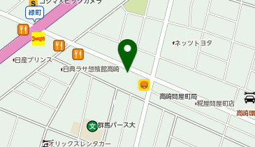 かつや高崎問屋町店の地図画像