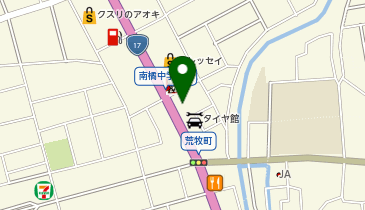 かつや前橋荒牧店の地図画像