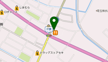 かつや埼玉加須店の地図画像