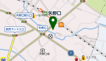 かつや稲城矢野口店の地図画像