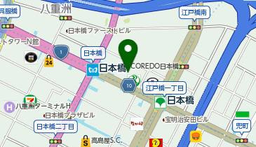 日本橋天ぷら魚新の地図画像