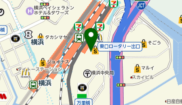 マンゴツリーカフェ横浜の地図画像