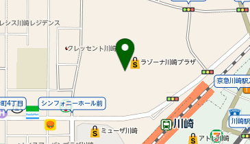 マンゴツリーカフェ川崎プラザの地図画像