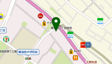かつや 幕張西店の地図画像