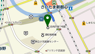 けやき さいたま新都心スカイビューカフェ&レストランの地図画像