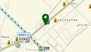 中華そば くりの木 伊奈店の地図画像