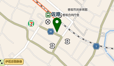 ラーメンとお酒の店 おま屋 佐原店の地図画像