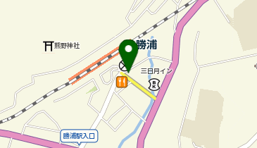 三日月イン 海鮮本陣 魚祭の地図画像