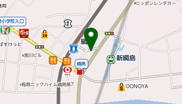 華の星 綱島店の地図画像