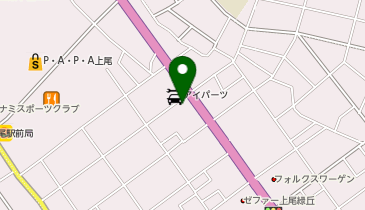 餃子の王将 国道17号北上尾店の地図画像