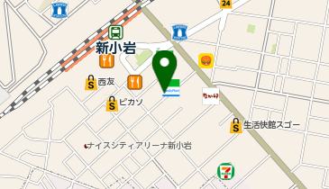 ベトナム料理レストラン 新小岩店の地図画像