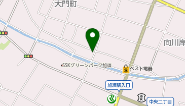 長沼精肉店の地図画像