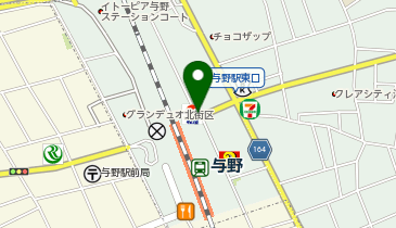 神龍美食坊の地図画像