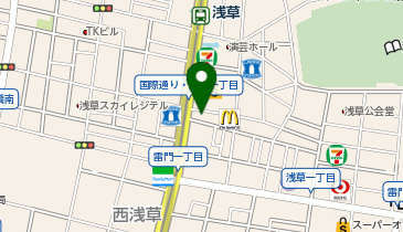 からあげ縁 浅草総本店の地図画像