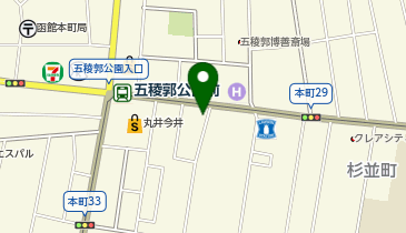 ステーキハンバーグ ひげ 五稜郭店の地図画像