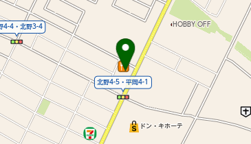 かつや札幌清田店の地図画像