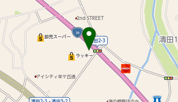 とんかつ 玉藤 清田店の地図画像