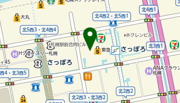 とんかつ玉藤 札幌東急店の地図画像