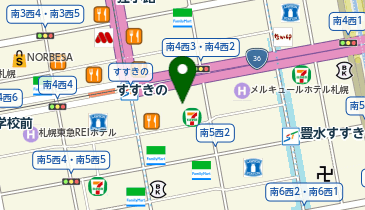 キミの彼女になりたい!札幌すすきの店の地図画像