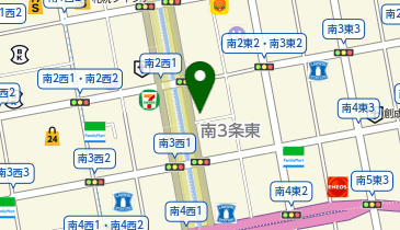 めしと純米別邸 二条市場 でめきんの地図画像