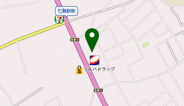 中国菜館 天華の地図画像