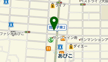 カフェレストラン ゴッツ 我孫子店の地図画像
