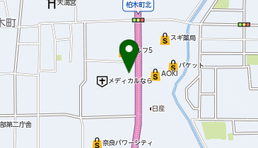 大起水産 海鮮丼と干物定食専門店 奈良店の地図画像