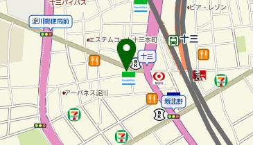 神戸元町餃子 十三フレンドリー商店街の地図画像