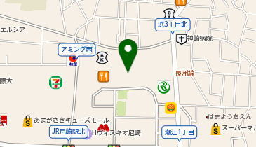 神戸元町餃子 尼崎アミング潮江店の地図画像