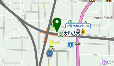 柿の葉ずし 平宗 大和八木店の地図画像