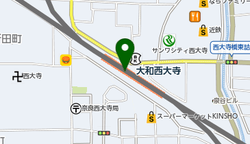 柿の葉ずし 平宗 近鉄大和西大寺駅の地図画像