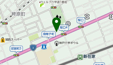 しあわせどらやき 六甲道店の地図画像