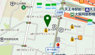 串天居酒屋 赤のれん あべのキューズモール店の地図画像