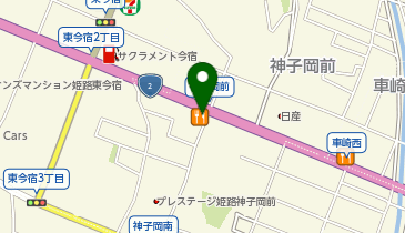 姫路今宿食堂の地図画像