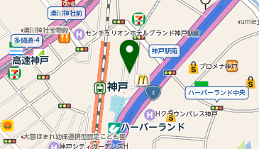 とんかつKYK デュオ神戸店の地図画像