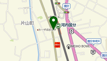 横浜家系ラーメン 壱賢家 河内国分店の地図画像