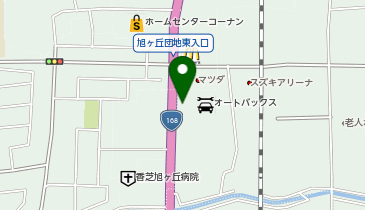 かつや奈良香芝店の地図画像