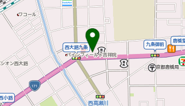 西大路9curry byかまんの地図画像