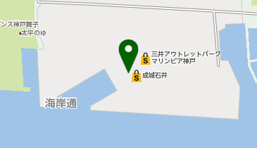 大阪中華 さわだ飯店 マリンピア神戸の地図画像