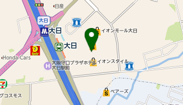 博多ラーメンげんこつ イオン大日店の地図画像