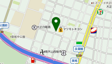 インディアンネパリレストランファミリー大正店の地図画像