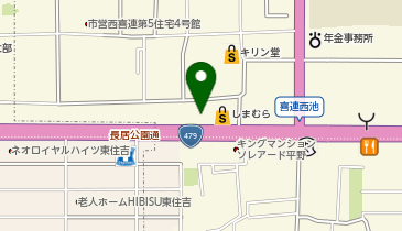 福永麻辣? 平野店の地図画像
