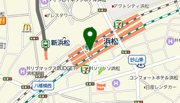 沼津 魚がし鮨 メイワン浜松店の地図画像
