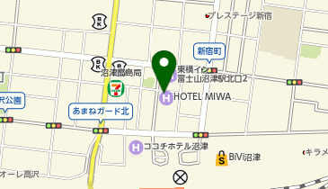 炭火焼鳥 あした葉の地図画像