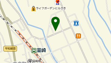 魚屋 ちから 韮崎店の地図画像