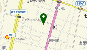 中国料理 華川 岐阜グランドホテル内の地図画像