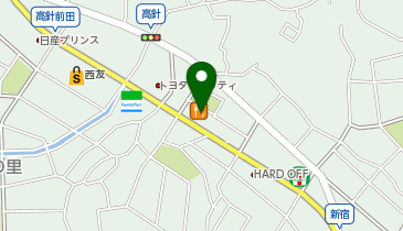 かつや名東新宿店の地図画像