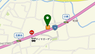 かつや長野柳原店の地図画像