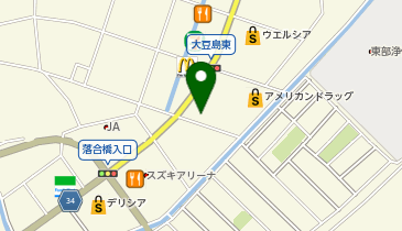 かつや長野大豆島店の地図画像